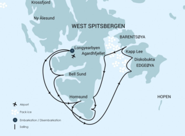spitzbergens Osten